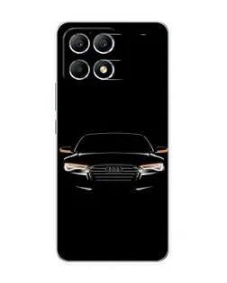 Чехол для Xiaomi POCO F6 с картинкой «Audi — ночной контур» Чехол для Xiaomi POCO F6 с картинкой «Audi — ночной контур»
