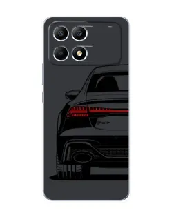 Чехол для Xiaomi POCO F6 с картинкой «Задняя часть Audi — арт» Чехол для Xiaomi POCO F6 с картинкой «Задняя часть Audi — арт»
