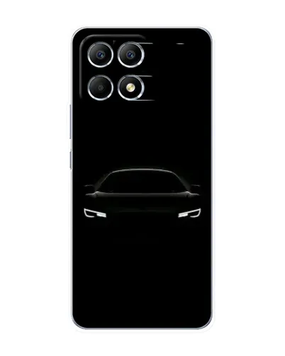 Чехол для Xiaomi POCO F6 с картинкой «Взгляд Audi в темноте»