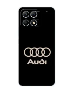 Чехол для Xiaomi POCO F6 с картинкой «Audi — золотой логотип» Чехол для Xiaomi POCO F6 с картинкой «Audi — золотой логотип»