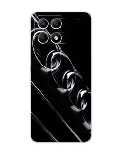 Чехол для Xiaomi POCO F6 с картинкой «Audi — абстрактные кольца» Чехол для Xiaomi POCO F6 с картинкой «Audi — абстрактные кольца»
