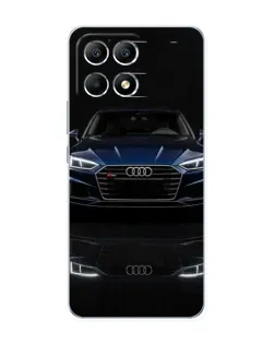 Чехол для Xiaomi POCO F6 с картинкой «Audi — ночное отражение» Чехол для Xiaomi POCO F6 с картинкой «Audi — ночное отражение»