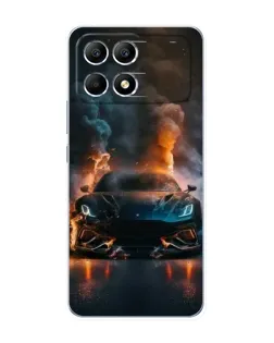 Чехол для Xiaomi POCO F6 с картинкой «Lamborghini дымная эстетика» Чехол для Xiaomi POCO F6 с картинкой «Lamborghini дымная эстетика»