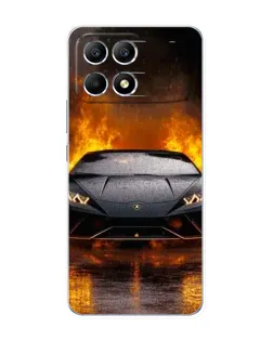 Чехол для Xiaomi POCO F6 с картинкой «Lamborghini в огне» Чехол для Xiaomi POCO F6 с картинкой «Lamborghini в огне»
