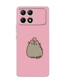 Чехол для Xiaomi POCO F6 с картинкой «Pusheen сердце» Чехол для Xiaomi POCO F6 с картинкой «Pusheen сердце»