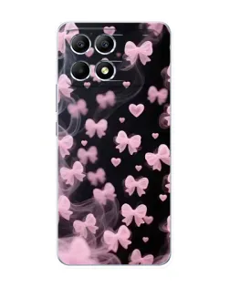 Чехол для Xiaomi POCO F6 с картинкой «Неоновое кружево»