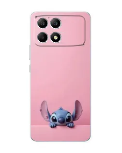 Чехол для Xiaomi POCO F6 с картинкой «Stitch выглядывает» Чехол для Xiaomi POCO F6 с картинкой «Stitch выглядывает»