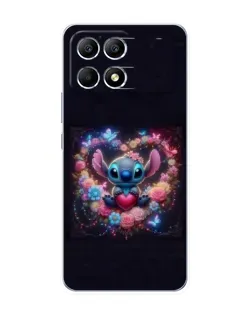 Чехол для Xiaomi POCO F6 с картинкой «Stitch в цветах» Чехол для Xiaomi POCO F6 с картинкой «Stitch в цветах»