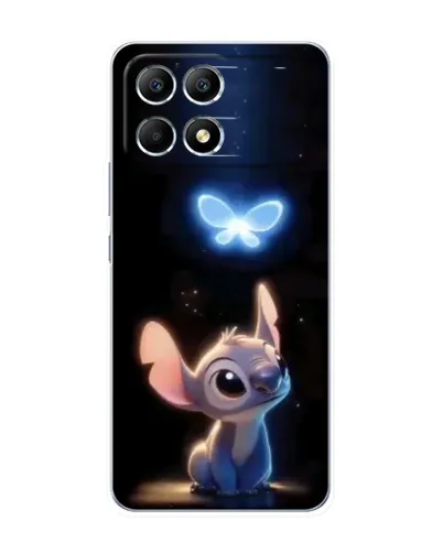 Чехол для Xiaomi POCO F6 с картинкой «Сияющий Стич»