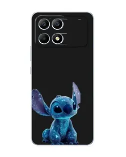 Чехол для Xiaomi POCO F6 с картинкой «Стич на черном» Чехол для Xiaomi POCO F6 с картинкой «Стич на черном»