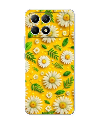 Чехол для Xiaomi POCO F6 с картинкой «Ромашковое солнце»