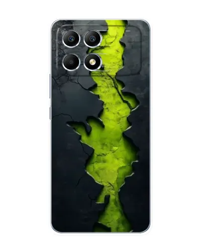 Чехол для Xiaomi POCO F6 с картинкой «Салатовый разлом скалы» Чехол для Xiaomi POCO F6 с картинкой «Салатовый разлом скалы»