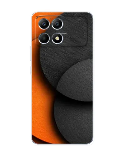 Чехол для Xiaomi POCO F6 с картинкой «Геометрия оранжевых кругов» Чехол для Xiaomi POCO F6 с картинкой «Геометрия оранжевых кругов»