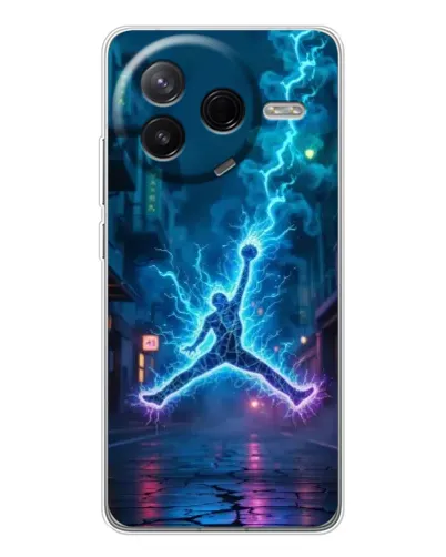 Чехол для Xiaomi POCO F7 Pro с картинкой «Jordan Gold Jumpman» Чехол для Xiaomi POCO F7 Pro с картинкой «Jordan Gold Jumpman»