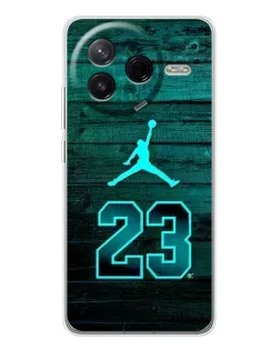 Чехол для Xiaomi POCO F7 Pro с картинкой «Jordan Cyan 23» Чехол для Xiaomi POCO F7 Pro с картинкой «Jordan Cyan 23»