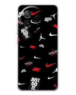 Чехол для Xiaomi POCO F7 Pro с картинкой «Nike Mix Pattern» Чехол для Xiaomi POCO F7 Pro с картинкой «Nike Mix Pattern»