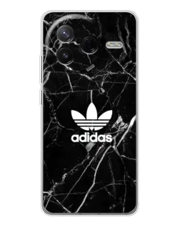 Чехол для Xiaomi POCO F7 Pro с картинкой «Белый мрамор Adidas»