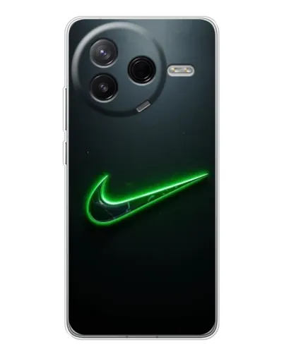 Чехол для Xiaomi POCO F7 Pro с картинкой «Неоновый контур Nike» Чехол для Xiaomi POCO F7 Pro с картинкой «Неоновый контур Nike»