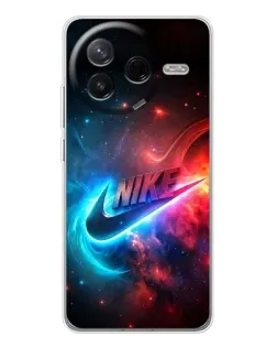 Чехол для Xiaomi POCO F7 Pro с картинкой «Огненный логотип Nike» Чехол для Xiaomi POCO F7 Pro с картинкой «Огненный логотип Nike»