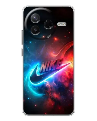 Чехол для Xiaomi POCO F7 Pro с картинкой «Огненный логотип Nike» Чехол для Xiaomi POCO F7 Pro с картинкой «Огненный логотип Nike»
