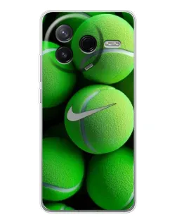 Чехол для Xiaomi POCO F7 Pro с картинкой «Теннисные мячи Найк» Чехол для Xiaomi POCO F7 Pro с картинкой «Теннисные мячи Найк»
