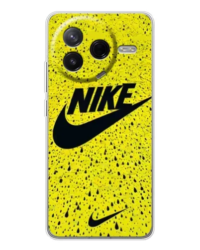 Чехол для Xiaomi POCO F7 Pro с картинкой «Желтый текстурный Nike» Чехол для Xiaomi POCO F7 Pro с картинкой «Желтый текстурный Nike»