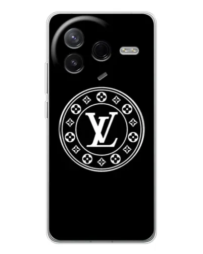 Чехол для Xiaomi POCO F7 Pro с картинкой «LV — печать стиля» Чехол для Xiaomi POCO F7 Pro с картинкой «LV — печать стиля»