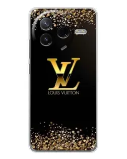 Чехол для Xiaomi POCO F7 Pro с картинкой «LV — золотые искры»