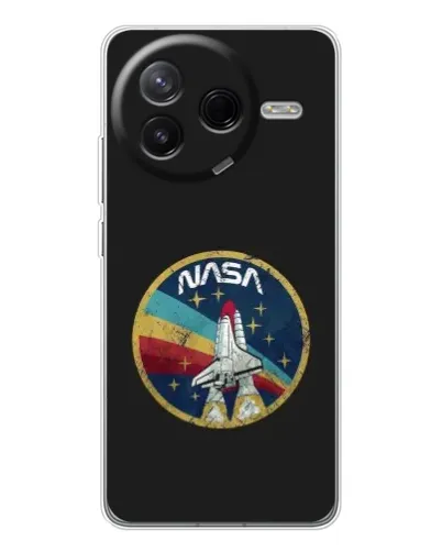 Чехол для Xiaomi POCO F7 Pro с картинкой «NASA — эмблема миссии»