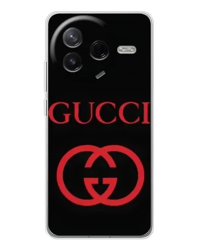 Чехол для Xiaomi POCO F7 Pro с картинкой «Gucci — красный логотип» Чехол для Xiaomi POCO F7 Pro с картинкой «Gucci — красный логотип»
