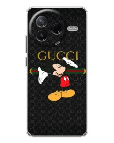 Чехол для Xiaomi POCO F7 Pro с картинкой «Микки Маус Gucci» Чехол для Xiaomi POCO F7 Pro с картинкой «Микки Маус Gucci»