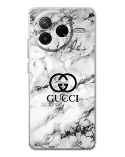 Чехол для Xiaomi POCO F7 Pro с картинкой «Gucci — мраморный шик»