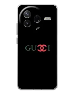 Чехол для Xiaomi POCO F7 Pro с картинкой «Gucci — красный градиент»