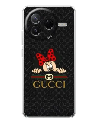 Чехол для Xiaomi POCO F7 Pro с картинкой «Минни Маус Gucci — черный» Чехол для Xiaomi POCO F7 Pro с картинкой «Минни Маус Gucci — черный»