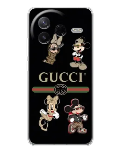 Чехол для Xiaomi POCO F7 Pro с картинкой «Gucci — герои Disney и монограмма» Чехол для Xiaomi POCO F7 Pro с картинкой «Gucci — герои Disney и монограмма»