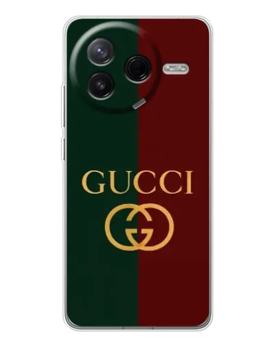 Чехол для Xiaomi POCO F7 Pro с картинкой «Gucci — темно-зеленый градиент» Чехол для Xiaomi POCO F7 Pro с картинкой «Gucci — темно-зеленый градиент»