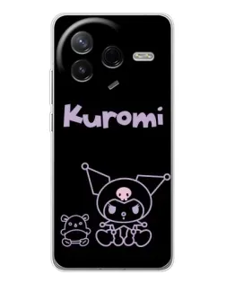 Чохол для Xiaomi POCO F7 Pro з картинкою «Kuromi — чорний мінімалізм» Чохол для Xiaomi POCO F7 Pro з картинкою «Kuromi — чорний мінімалізм»