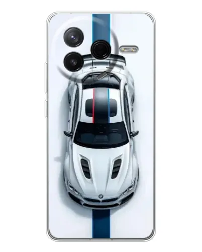 Чехол для Xiaomi POCO F7 Pro с картинкой «Вид сверху — BMW M»