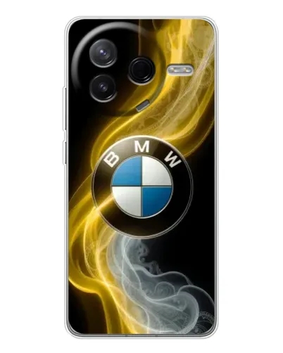 Чехол для Xiaomi POCO F7 Pro с картинкой «Золотистый дым BMW»