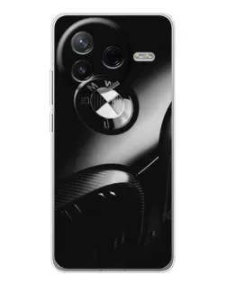 Чехол для Xiaomi POCO F7 Pro с картинкой «Эмблема BMW — макро»