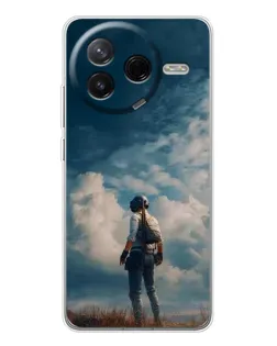 Чехол для Xiaomi POCO F7 Pro с картинкой «Герой PUBG на скале»