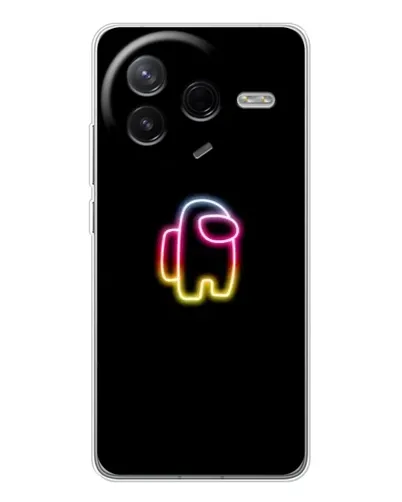 Чехол для Xiaomi POCO F7 Pro с картинкой «Among Us градиент»
