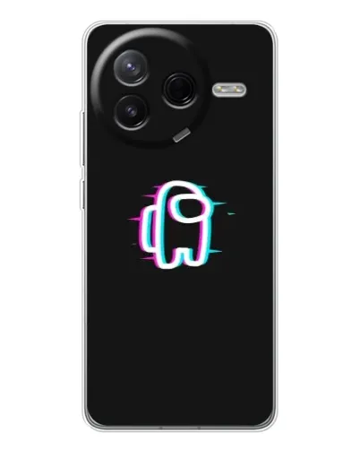 Чехол для Xiaomi POCO F7 Pro с картинкой «Among Us неон»