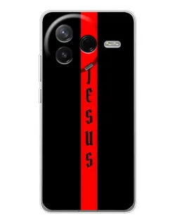 Чехол для Xiaomi POCO F7 Pro с картинкой «Красная линия веры»