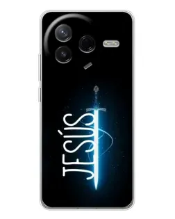 Чехол для Xiaomi POCO F7 Pro с картинкой «Меч Духа Jesus»