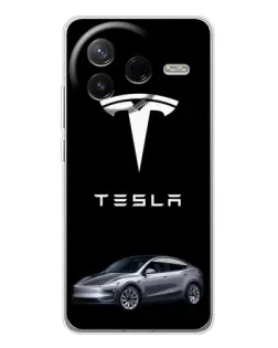 Чехол для Xiaomi POCO F7 Pro с картинкой «Tesla Model Y» Чехол для Xiaomi POCO F7 Pro с картинкой «Tesla Model Y»