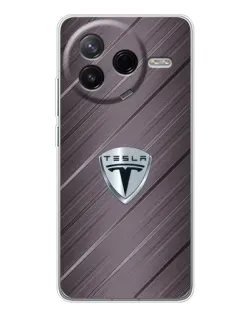 Чехол для Xiaomi POCO F7 Pro с картинкой «Металлическая текстура Tesla» Чехол для Xiaomi POCO F7 Pro с картинкой «Металлическая текстура Tesla»