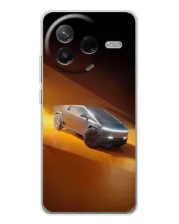 Чехол для Xiaomi POCO F7 Pro с картинкой «Cybertruck в пустыне» Чехол для Xiaomi POCO F7 Pro с картинкой «Cybertruck в пустыне»