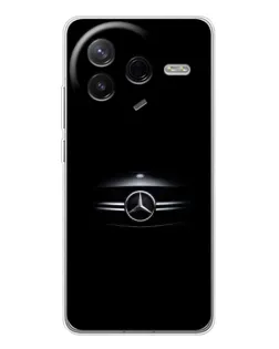 Чехол для Xiaomi POCO F7 Pro с картинкой «Mercedes — абстрактные линии»