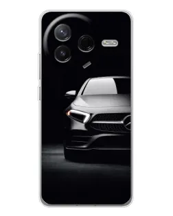 Чехол для Xiaomi POCO F7 Pro с картинкой «Свет фар Mercedes»